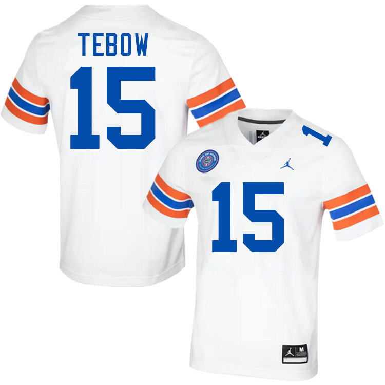 Tim Tebow Florida Jersey,Florida Gators #15 Tim Tebow Jersey Youth Uniforms-Throwback White Tim Tebow Florida Jersey,Florida Gators #15 Tim Tebow Jersey Youth Uniforms-Throwback White